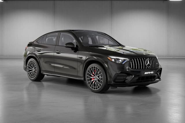 Mercedes Benz Glc Coupe Obsidian Black Color Image